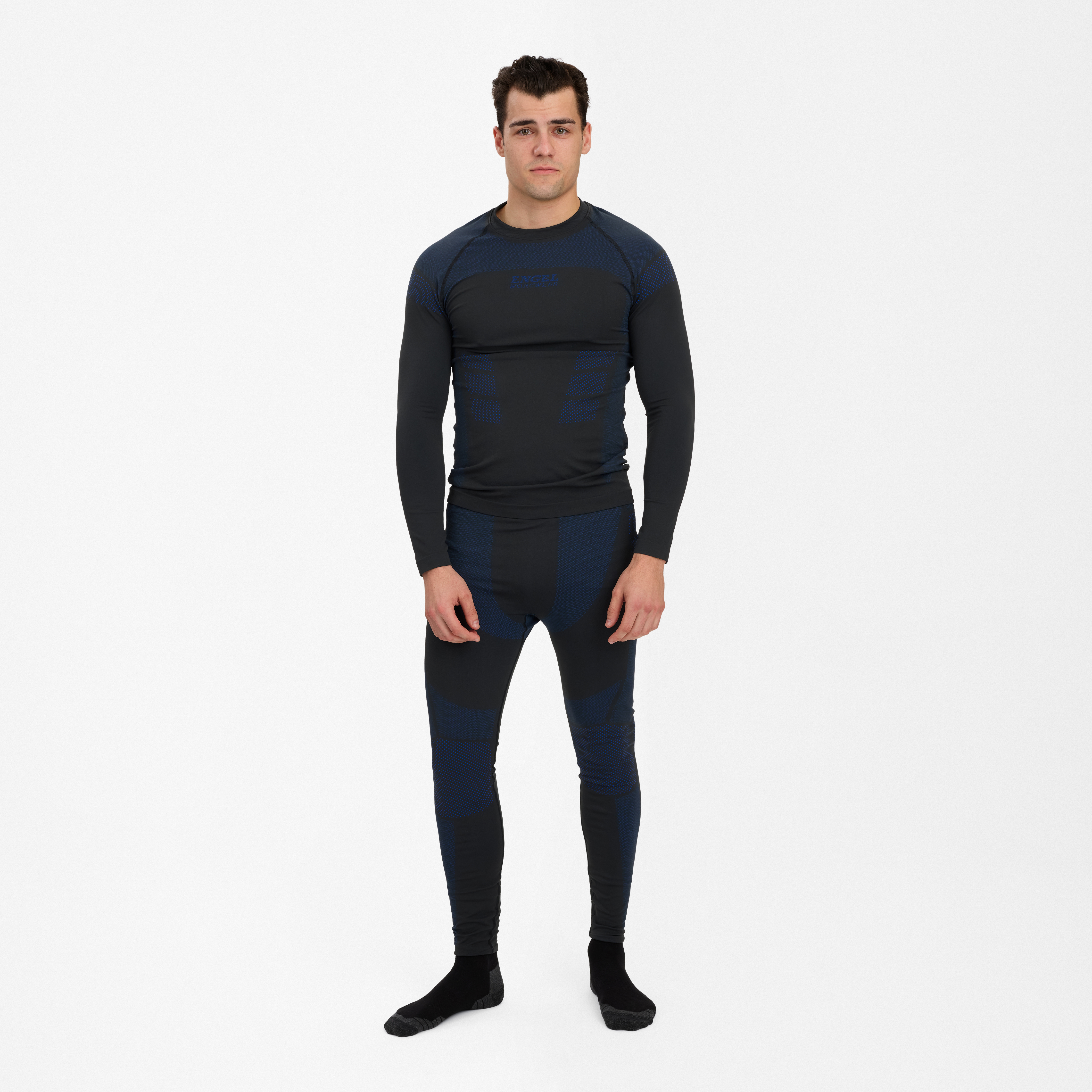 Engel Workwear Bambus sømløs undertrøje - Sort [20] / 2XL/3XL