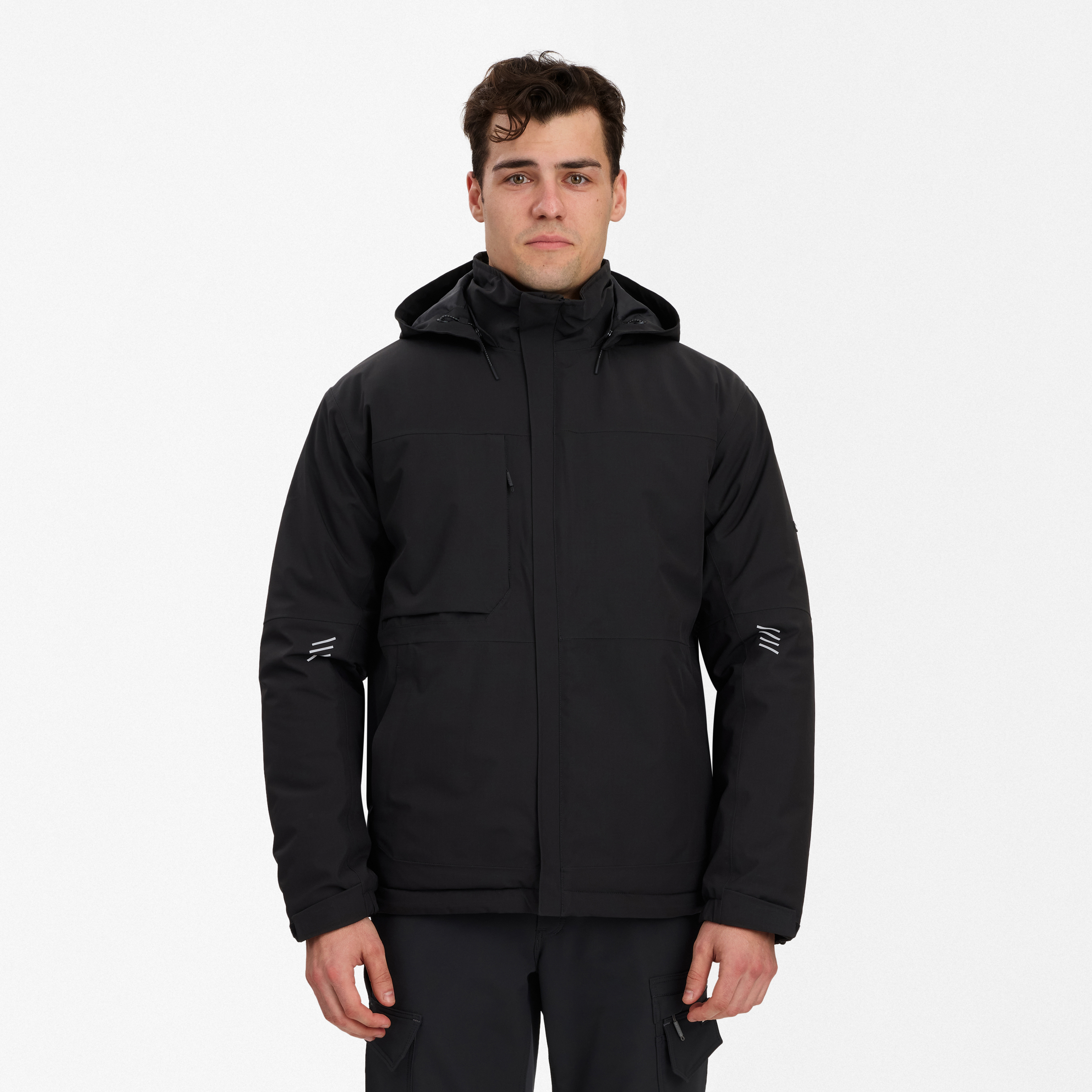 Engel Workwear Entire vinterjakke - Sort [20] / XS