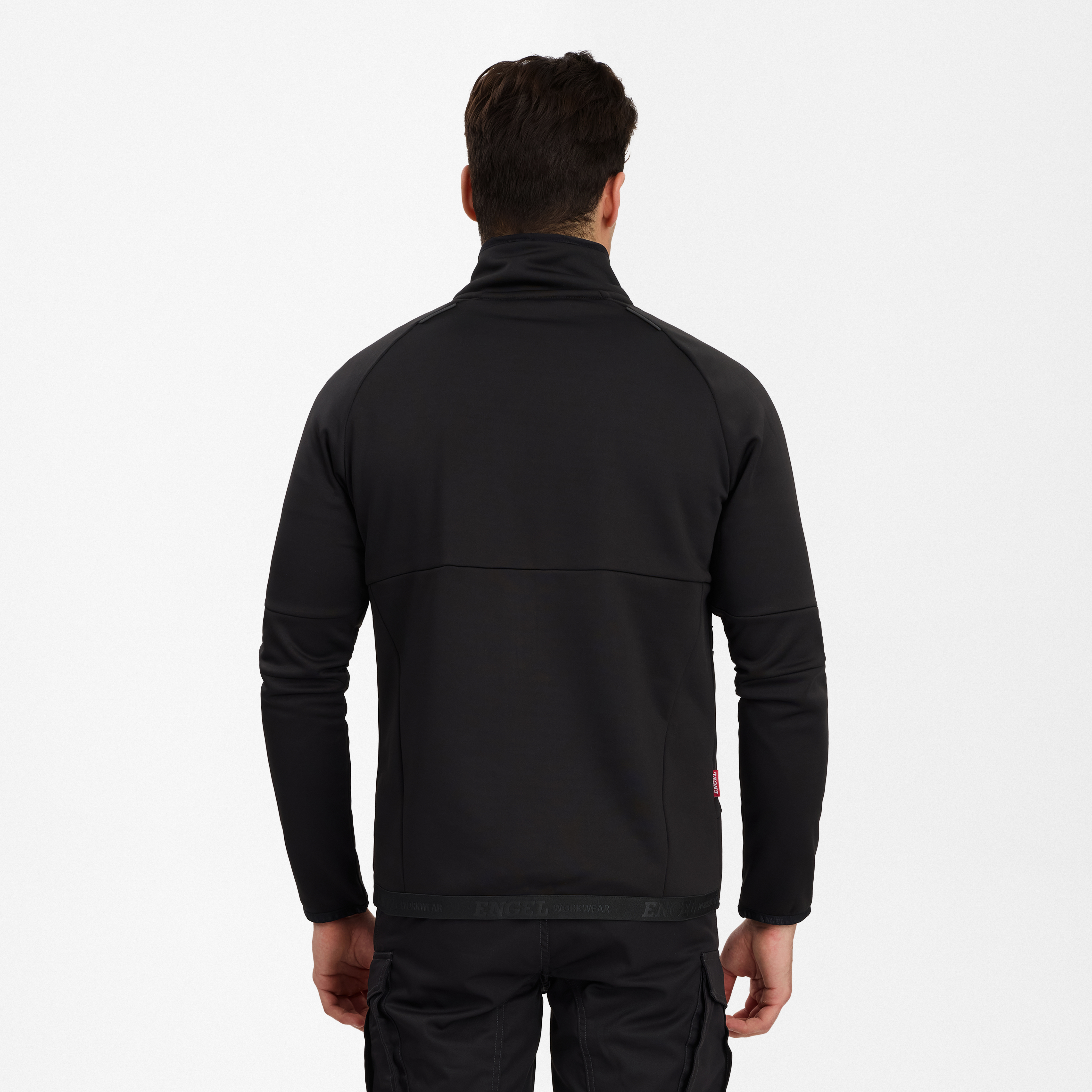 Engel Workwear Extend Midlayer Cardigan - Sort [20] / XS