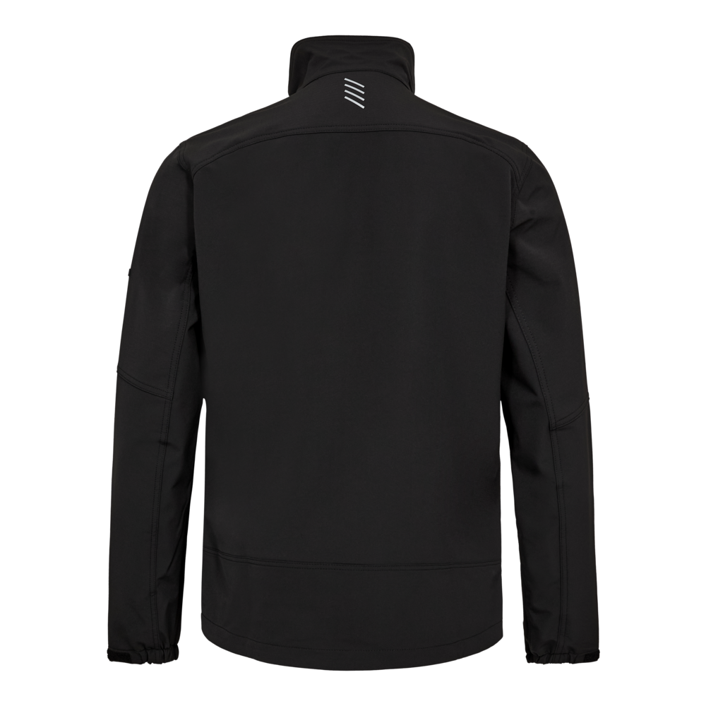 ENTIRE Arbeitsjacke mit 4-Wege-Stretch – Schwarz (Rücken)