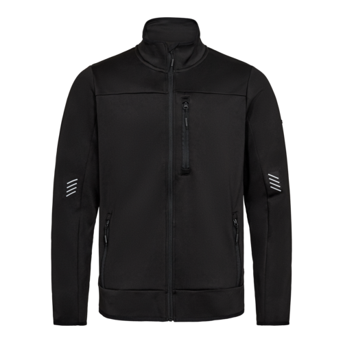 ENTIRE Midlayer-Cardigan – Schwarz