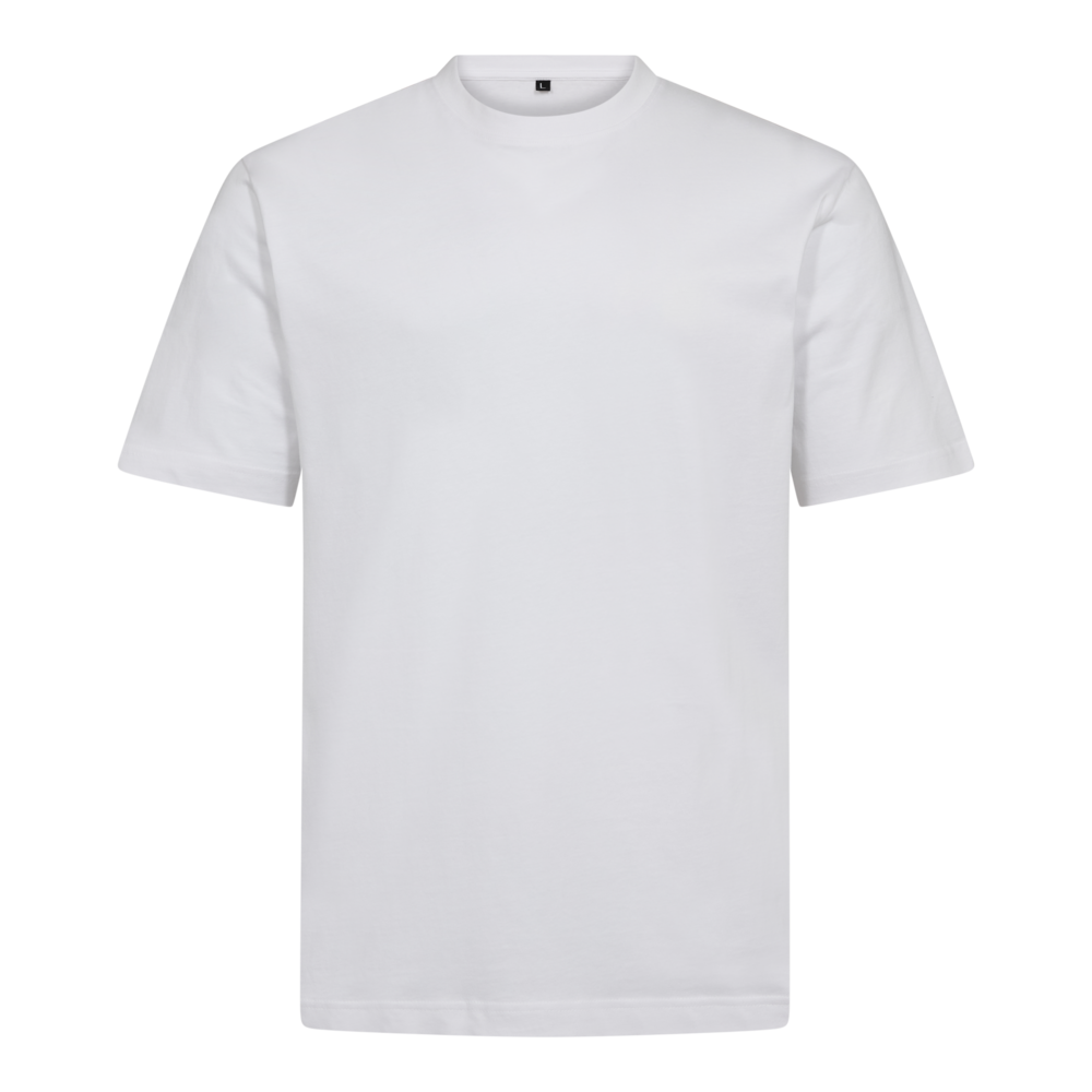 EXTEND Baumwoll-T-Shirt – Weiß (Front)